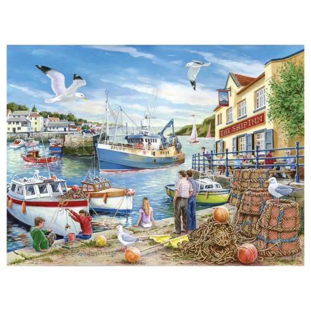 ship_inn_big__puzzle_0.webp Hot Ship Inn BIG 500 Puzzle Children's Wooden Puzzles