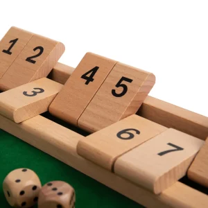Clearance Shut The Box Traditional Wooden Games
