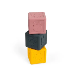 Outlet Silicone Sensory Cubes Wooden Puzzles And Activity Toys | Activity Toys & Games