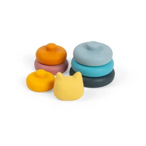 Clearance Silicone Stacking Cat Wooden Puzzles And Activity Toys | Traditional Wooden Toys