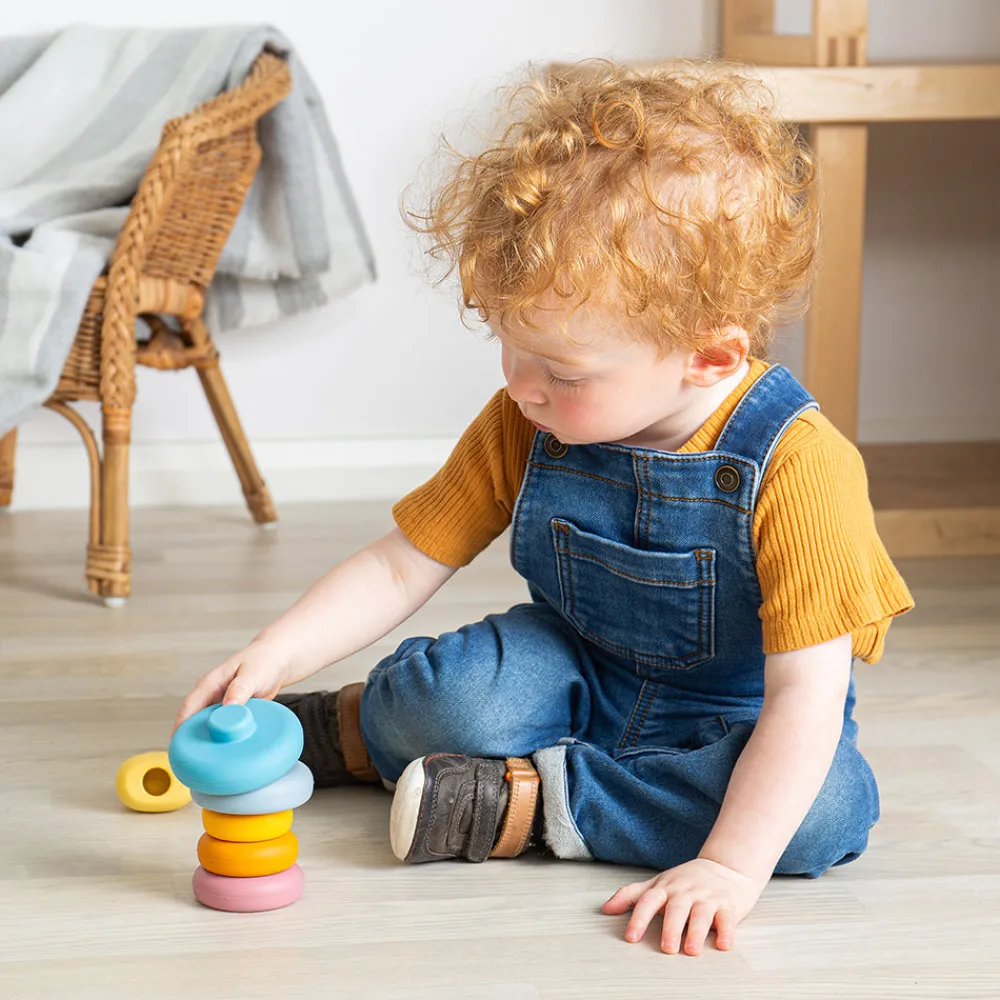 silicone_stacking_cat_7.webp Clearance Silicone Stacking Cat Wooden Puzzles And Activity Toys | Traditional Wooden Toys