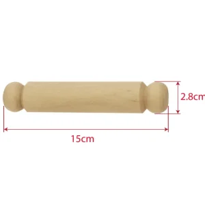 Fashion Small Rolling Pin (Pack of 2) Wooden Toy Food Sets | Shopping Role Play