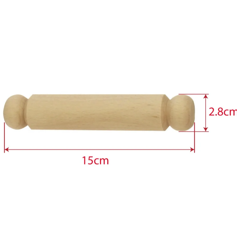 small_rolling_pin_pack_of_3.webp Fashion Small Rolling Pin (Pack of 2) Wooden Toy Food Sets | Shopping Role Play