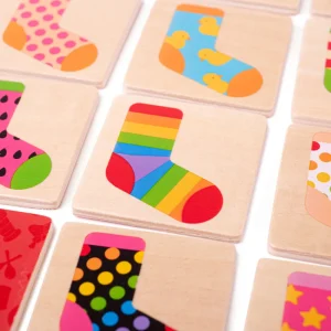 Fashion Sock Memory Game Traditional Wooden Games