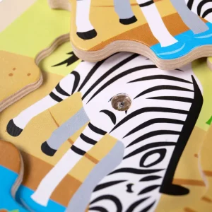 Clearance Sound Puzzles – Safari Wooden Puzzles And Activity Toys | Children's Wooden Puzzles