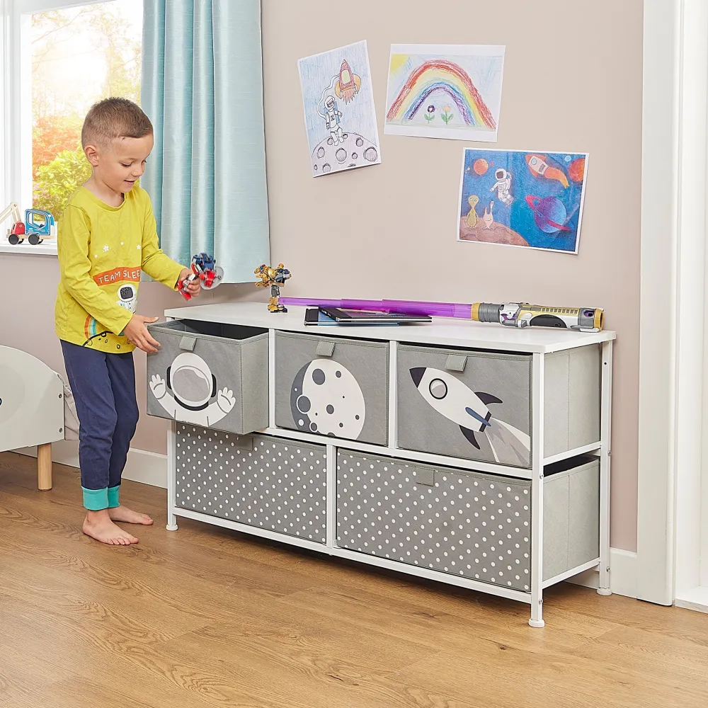 space__drawer_storage_che_4.webp Fashion Space 5 Drawer Storage Chest Kids Kid’s Furniture