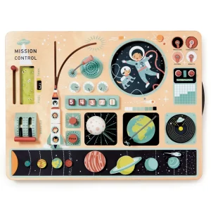 Outlet Space Station Busy Board Wooden Puzzles And Activity Toys | Activity Toys & Games