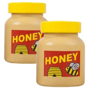 Discount Spreads (Pack of 2 – Honey) Wooden Toy Food Sets | Shopping Role Play