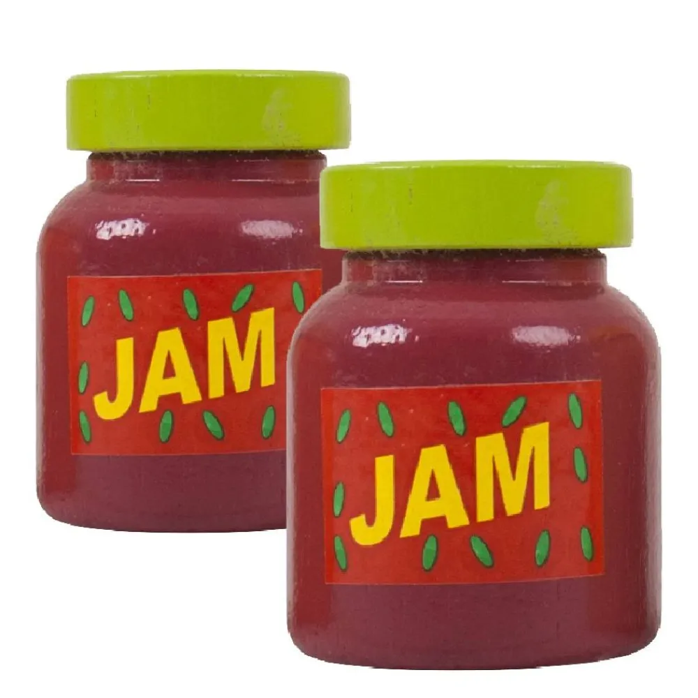 spreads_pack_of___jam_0.webp Hot Spreads (Pack of 2 – Jam) Wooden Toy Food Sets | Shopping Role Play