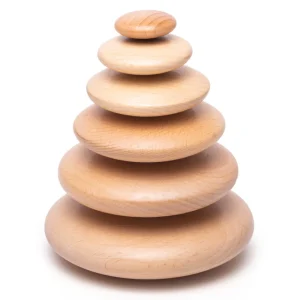 Fashion Stacking Pebbles Wooden Puzzles And Activity Toys | Traditional Wooden Toys