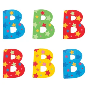 Clearance Star Letter B (Green ) Kids Kids Room Accessories
