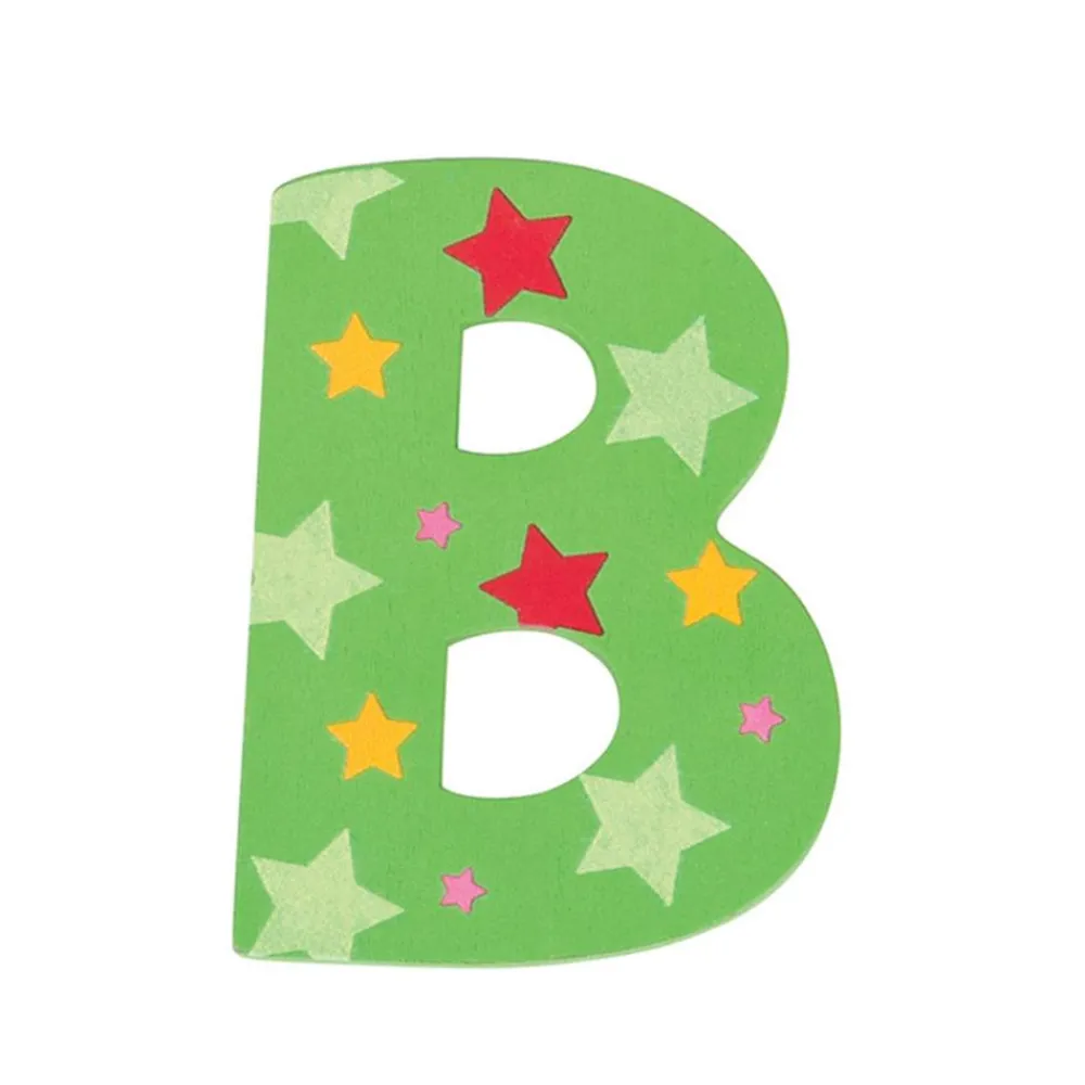 star_letter_b_green__2.webp Clearance Star Letter B (Green ) Kids Kids Room Accessories