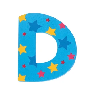 Discount Star Letter D (Blue ) Kids Kids Room Accessories