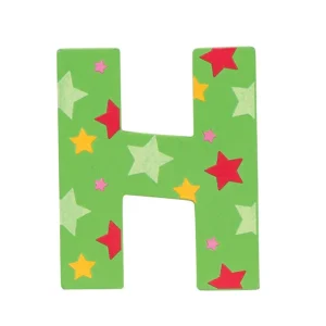 Best Star Letter H (Green ) Kids Kids Room Accessories