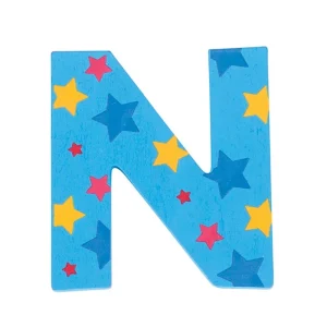 Hot Star Letter N (Green ) Kids Kids Room Accessories