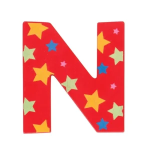 Hot Star Letter N (Green ) Kids Kids Room Accessories