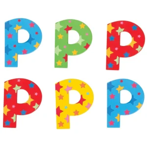 Online Star Letter P (Blue ) Kids Kids Room Accessories