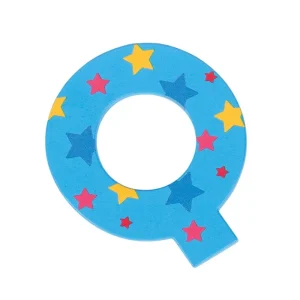 Hot Star Letter Q (Red ) Kids Kids Room Accessories