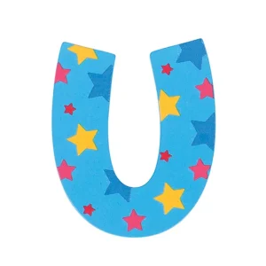 Fashion Star Letter U (Blue ) Kids Kids Room Accessories