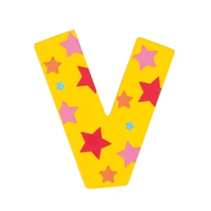 Fashion Star Letter V (Blue ) Kids Kids Room Accessories