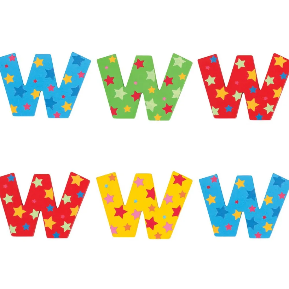 star_letter_w_red__0.webp Online Star Letter W (Red ) Kids Kids Room Accessories