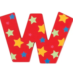 Online Star Letter W (Red ) Kids Kids Room Accessories