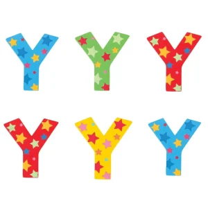 Hot Star Letter Y (Blue ) Kids Kids Room Accessories