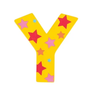 Hot Star Letter Y (Blue ) Kids Kids Room Accessories