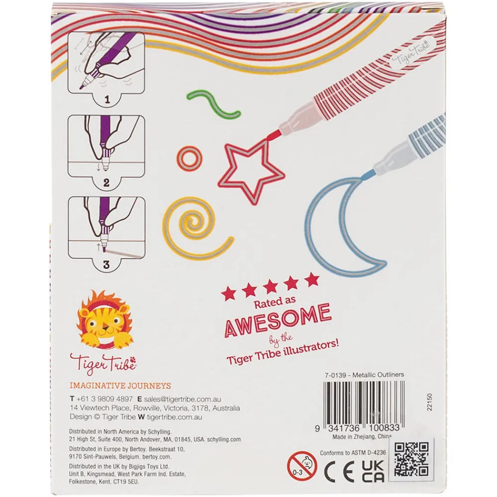 stationery__metallic_outl_1.webp Clearance Stationery – Metallic Outliners Kids Arts And Crafts Sets For Kids