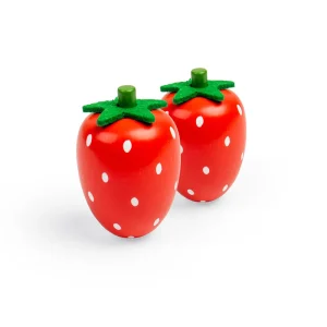 Outlet Strawberry (Pack of 2) Play Shop Cook And Share | Wooden Toy Food Sets
