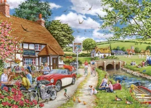 Online Sunday Lunch – 1000 Piece Jigsaw Puzzle Children's Wooden Puzzles