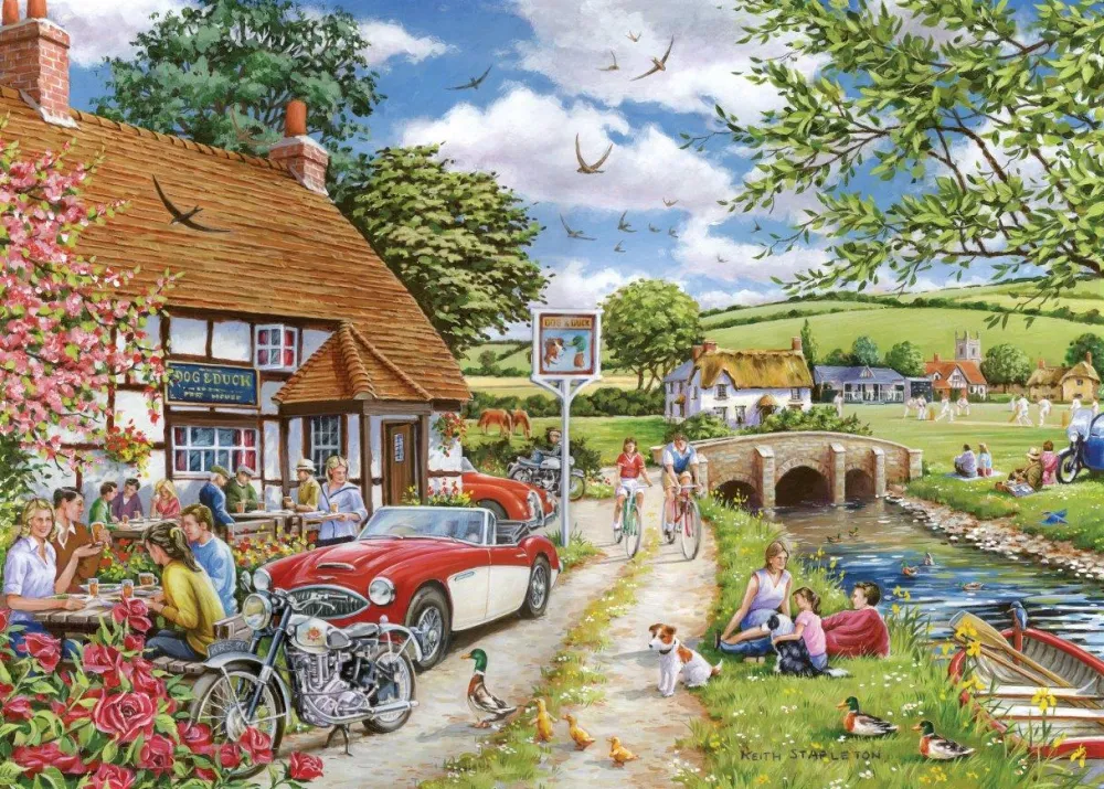 sunday_lunch___piece_jigs_0.webp Online Sunday Lunch – 1000 Piece Jigsaw Puzzle Children's Wooden Puzzles