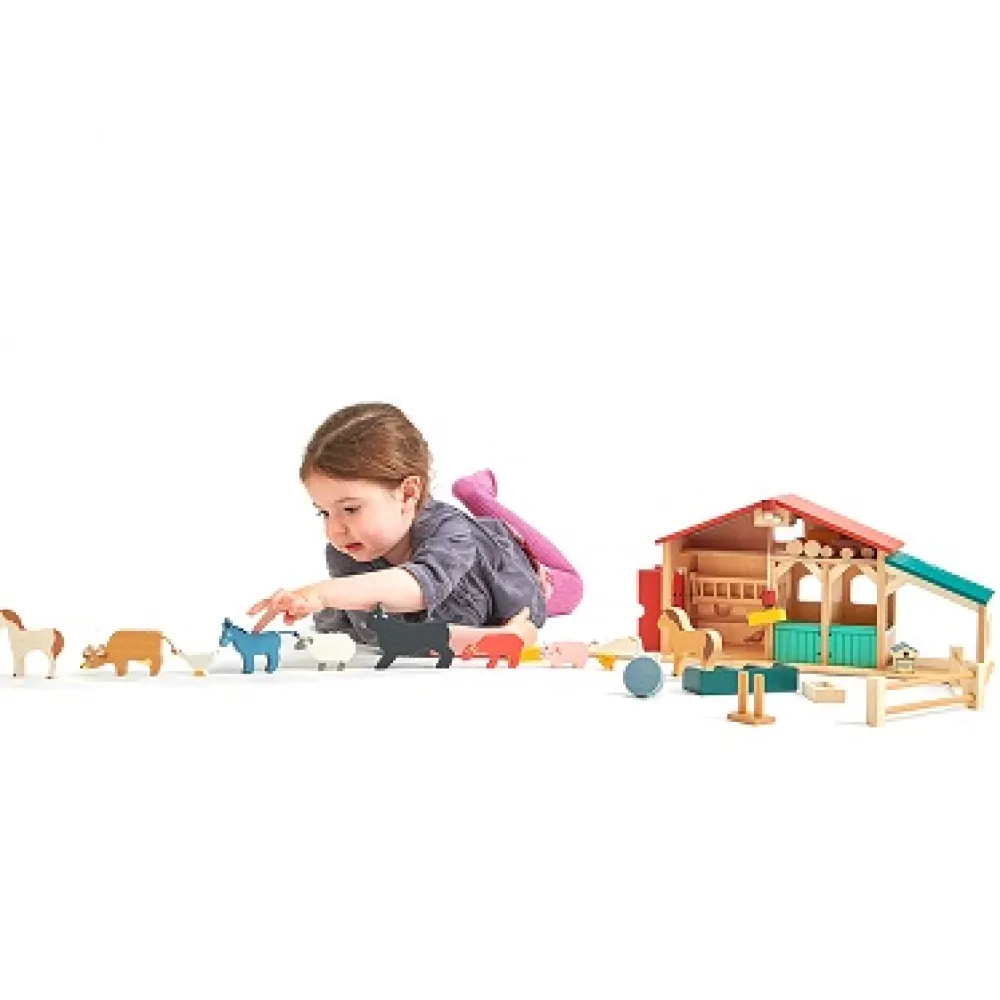 tender_leaf_farm_2.webp New Tender Leaf Farm Wooden Animal Toys | Wooden Farm Sets & Animal Toys