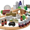 Outlet City of London Wooden Train Set Gifts For 5 Yr Olds | Toys For 4 Year Olds