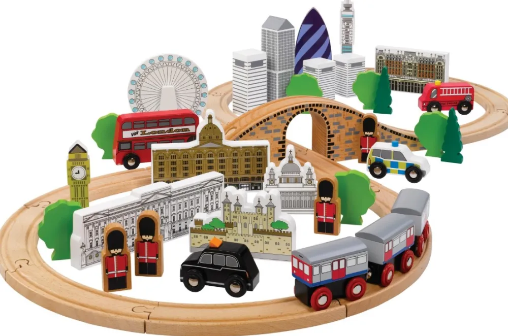 tidlo_city_of_london_wood_0.webp Outlet City of London Wooden Train Set Gifts For 5 Yr Olds | Toys For 4 Year Olds