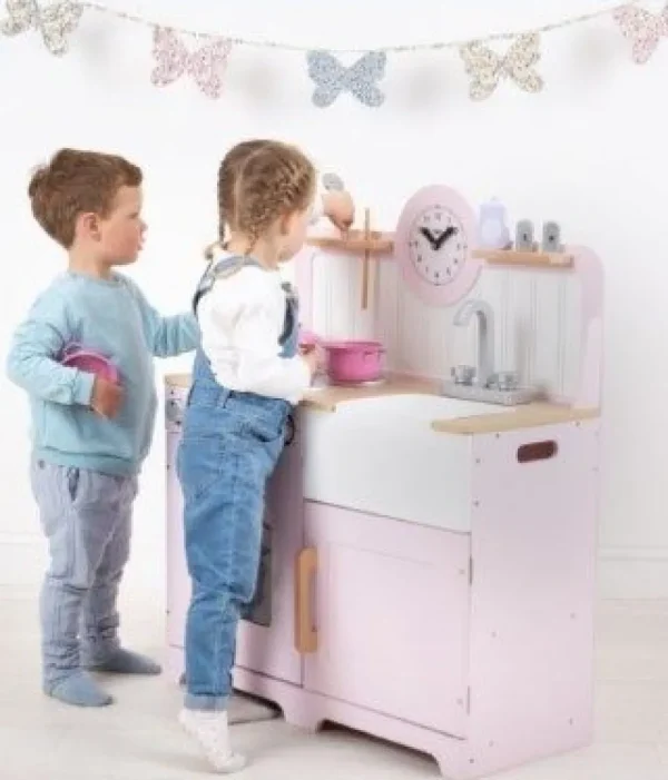New Country Play Kitchen Pink Play Shop Cook And Share | Pretend Play Kitchens