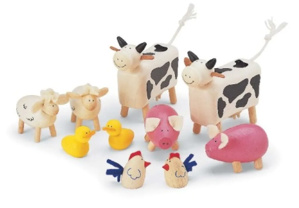 tidlo_farm_animals_0.webp Outlet Farm Animals Wooden Animal Toys | Toys For 4 Year Olds