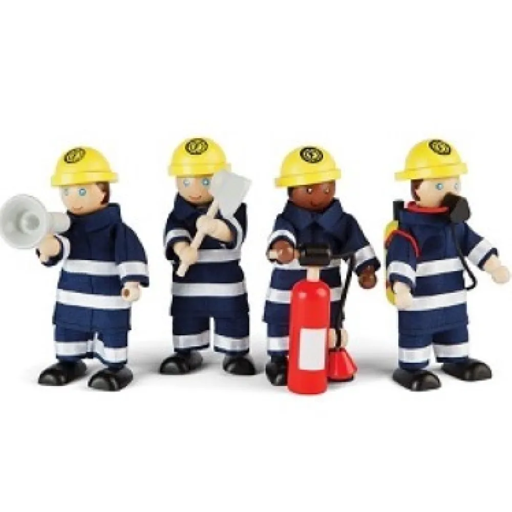 tidlo_firefighters_and_ac_0.webp New Firefighters and Accessories Wooden Toy Cars For Children