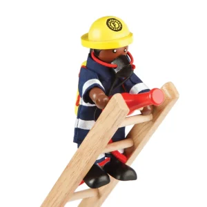 New Firefighters and Accessories Wooden Toy Cars For Children