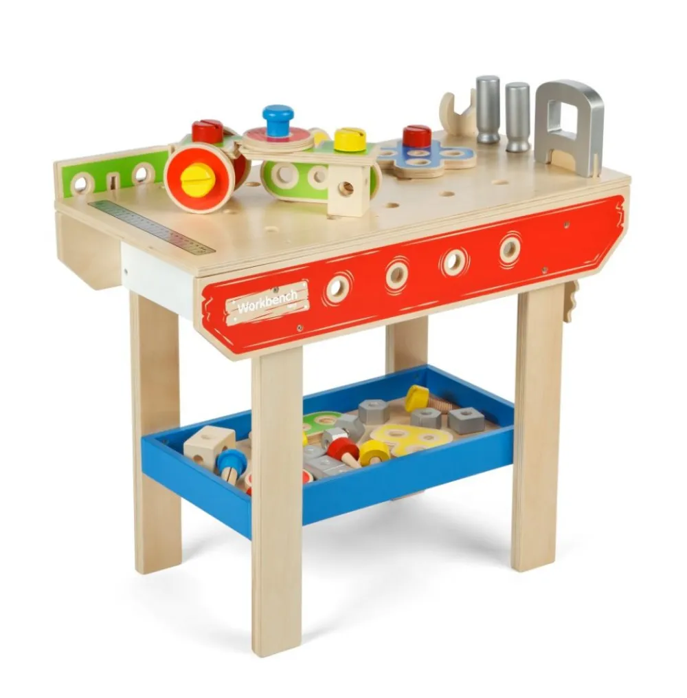 tidlo_kids_workbench_0.webp Clearance Kids Workbench Traditional Wooden Toys | Toy Workbenches