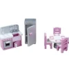 Fashion Kitchen Dolls House Furniture Wooden Doll’s Houses