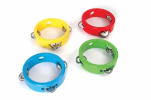Outlet Mini Tambourines Traditional Wooden Toys | Toy Musical Instruments