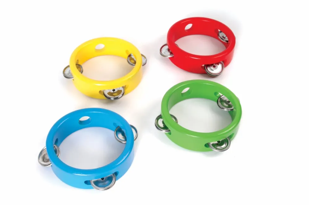 tidlo_mini_tambourines_0.webp Outlet Mini Tambourines Traditional Wooden Toys | Toy Musical Instruments