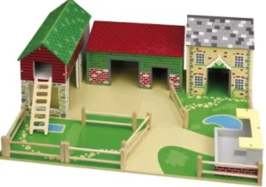 Fashion Oldfield Farm Wooden Farm Sets & Animal Toys