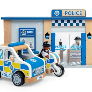 Clearance Police Playset Bundle Kids Kids Toy Bundles | Wooden Toy Cars For Children