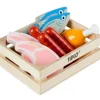 Sale Wooden Meat and Fish Play Shop Cook And Share | Wooden Toy Food Sets