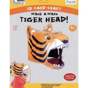 Discount Tiger 3D Mask Card Craft Kids Arts And Crafts Sets For Kids