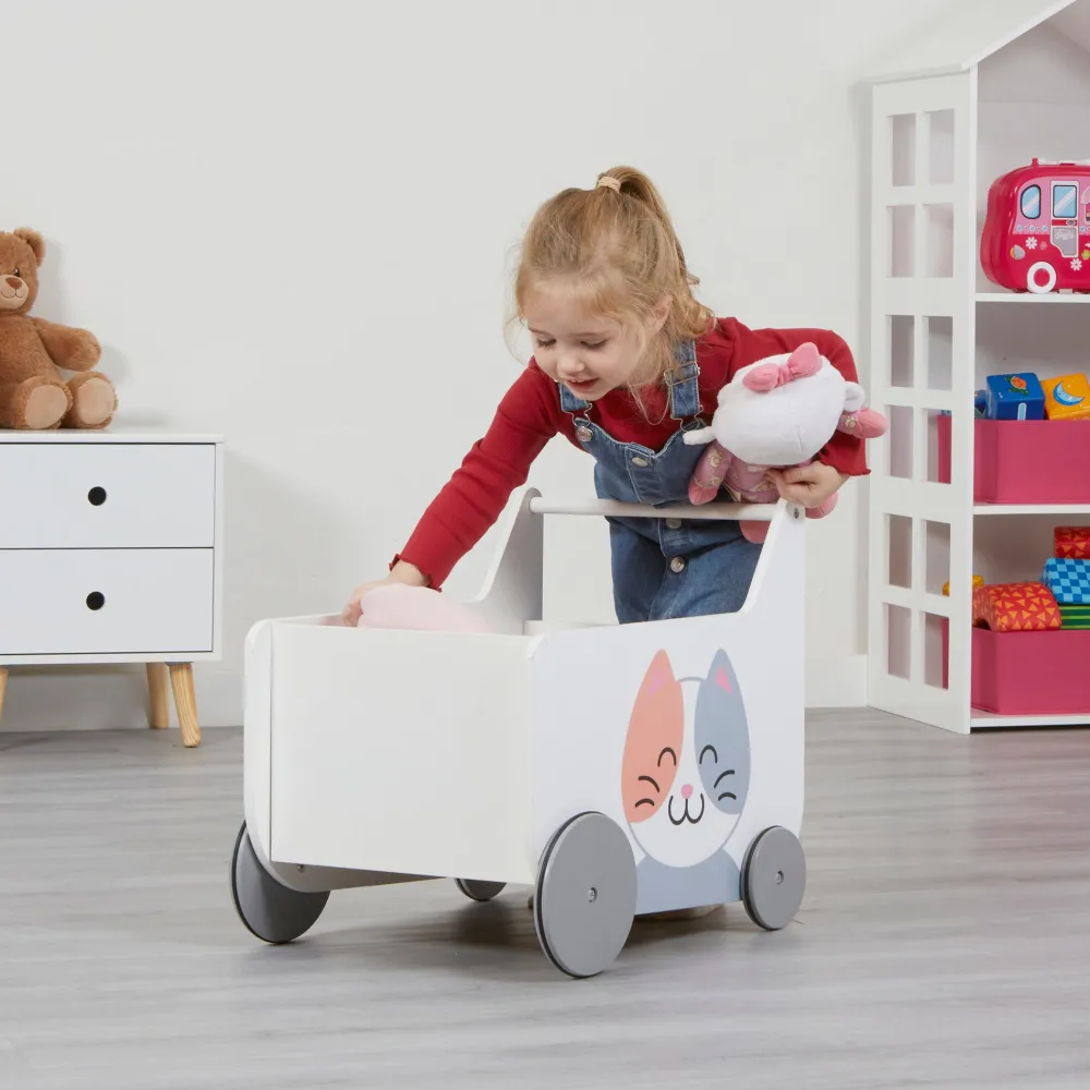 toddler_wooden_push_along_2.webp Hot Toddler Wooden Push Along Walker | Cat and Dog Push Along Kids Kid’s Furniture | Baby Walkers