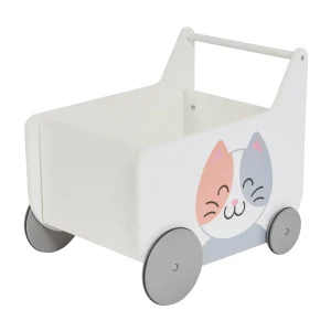 Hot Toddler Wooden Push Along Walker | Cat and Dog Push Along Kids Kid’s Furniture | Baby Walkers