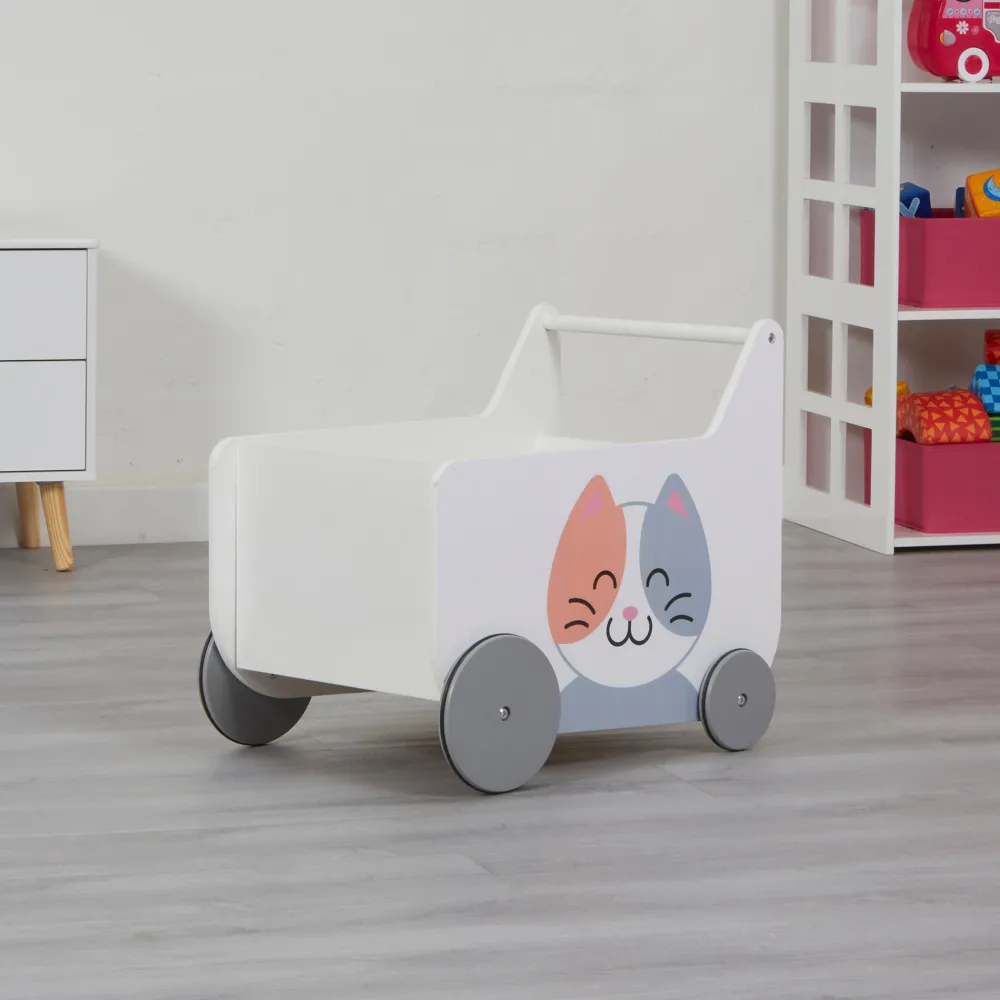 toddler_wooden_push_along_8.webp Hot Toddler Wooden Push Along Walker | Cat and Dog Push Along Kids Kid’s Furniture | Baby Walkers